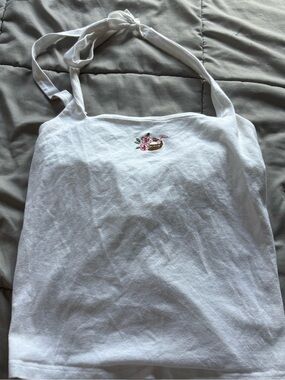 Hollister Coconut Halter Tank Top